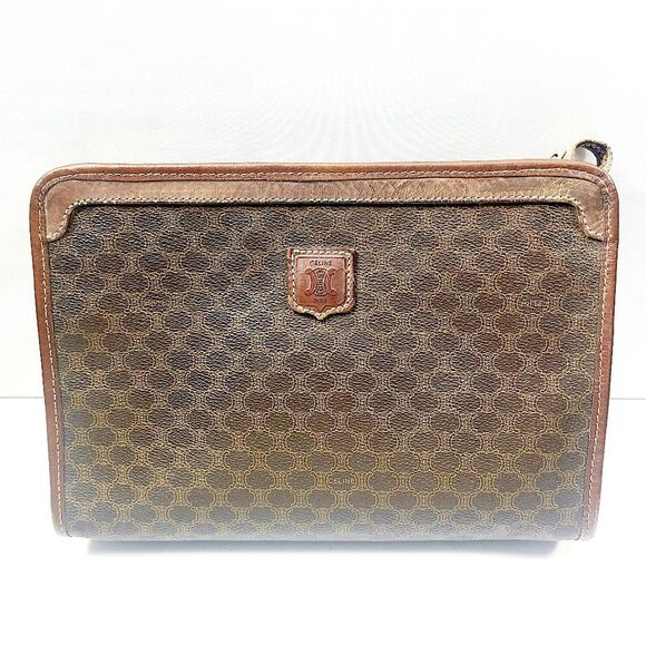 Celine Leather Clutch Bag - Picture 1 of 7